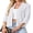 03-White, variant on Womens Cardigan 3/4 Sleeve Open Front Knit Sweater Ruffle Trim Lightweight Layering Top Casual Elegant Outerwear Apricot L