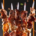 thumbnail image 5 of Bangcool Ensemble de Brochettes de Barbecue Manche Long Acier Inoxydable Brochette Réutilisable Bâton de BBQ, 5 of 5