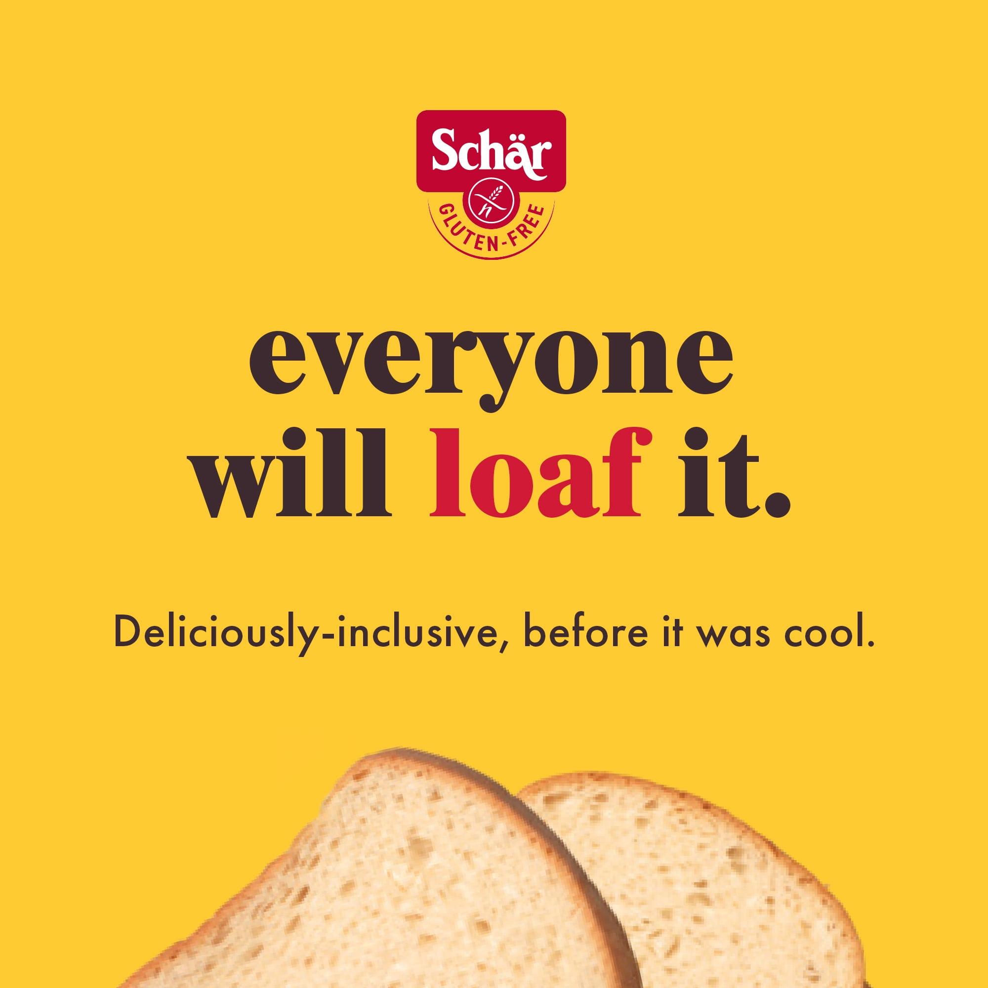(4 pack) Schar Gluten Free Artisan Baker White Sourdough Bread Loaf, Regular, Shelf-Stable, 14.1 oz