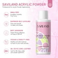 thumbnail image 6 of SAVILAND All-in-one Acrylic Nail Kit– Acrylic Powder & Acrylic Liquid Set with Gel Nail Polish Acrylic Brush Clear Nails Tips Nail Art Tools Nail Stuff for Starters, 6 of 9