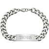 "Quick Ship Gift" - Personalized Men's Stainless Steel ID Bracelet