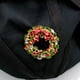thumbnail image 4 of Broche de Cristal de Navidad Hugo Pin de la broche multicolor, 4 of 5
