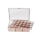 thumbnail image 1 of Cateissary Caja de almacenamiento de joyas de doble capa para el hogar, dormitorio, pulsera, collar, brazalete, anillos de joyería, compartimento, Almacenamiento y organización del hogar Cateissary HA081033-01, 1 of 6