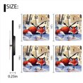 thumbnail image 3 of Square Wall Clock,Cute Fox Sleeping In The Snow With Forest,Silent Non-Ticking Wall Clock Decor for Home Office Kitchen Living Room Bedroom(14inch), 3 of 4