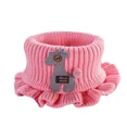 thumbnail image 4 of New Baby Knitted Scarf Cartoon Wool Giraffe Ruffle Neck Warmer Girls Kids Accessories Collar Circle Outdoor Winter Warm Scarves, 4 of 6