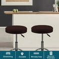 thumbnail image 2 of AIGIA 1 Pack Bar Stool Covers Round Stool Covers With Elastic Bands Slipcover Washable Stool Cushion Covers, 2 of 7
