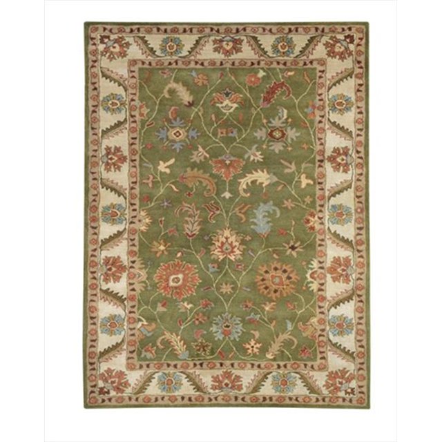 Dynamic Rugs CH7101411400 Charisma 6 ft. 7 in. x 9 ft. 6 in. 1411-400 Rug - Green/Ivory