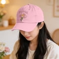 thumbnail image 5 of Mama Embroidered Baseball Cap for Women – Adjustable Mother’s Day Hat with Carnation Design Mom Trucker Cap Breathable Casual Hat Gift for Moms, 5 of 5