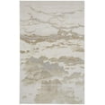thumbnail image 4 of HomeRoots 512933 10 x 13 ft. Ivory Tan & Gray Abstract Stain Resistant Rectangle Area Rug, 4 of 8