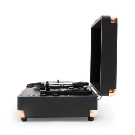 Victrola Journey Bluetooth Suitcase Record Player with 3-speed Turntable - Black