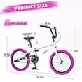 thumbnail image 2 of Ambifirner Freestyle bmx bike 20 inch Single Speed,Carbon Steel Frame, Caliper Brake Small Bicycle, 2 of 8