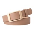 thumbnail image 5 of Women Belt Adjustable Length Metal Buckle Faux Leather Belt Versatile Solid Color Belt Jeans Shirt Coat Belt Fashion Accessories, 5 of 8