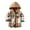 Brown, variant on AherBiu Infant Baby Clothes Flannel Shirt Jackets Button Down Long Sleeve Hooded Shackets for Little Boys Girls
