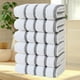 thumbnail image 1 of Paquete de 6 toallas de algodón, juego de 6 toallas y paños faciales secos altamente absorbentes, suaves y de secado rápido para un cuidado delicado de la piel, ideales para gimnasio,, 1 of 8