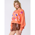 thumbnail image 4 of Sudadera con capucha y parches de purpurina, camiseta vintage Harajuku, ropa de calle ajustada de manga larga, ropa de mujer, camiseta de Halloween, otoño e invierno, 4 of 5