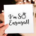 thumbnail image 7 of 3drose, Im So Engaged, 6 Greeting Cards with Envelopes, 7 of 7