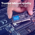 thumbnail image 6 of Crucial 32GB 262-Pin DDR5 SO-DIMM DDR5 4800 (PC4 38400) Laptop Memory Model CT32G48C40S5, 6 of 6