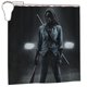 thumbnail image 1 of Cortina de ducha de tela de poliéster impermeable The Walking Dead, decoración de baño, kit de cortina de ducha con ganchos, 72 x 72 pulgadas, 1 of 7