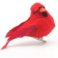 thumbnail image 3 of 36 Pcs Clip-On Red Cardinal Christmas Tree Ornaments – Faux Feather Mini Birds Decorations for Holiday Tree, Garland, Wreath, Outdoor Arrangement, Craft Floral Displays, Winter Seasonal Decoration, 3 of 6