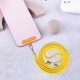 thumbnail image 4 of Cordón para teléfono universal desmontable de nailon para el cuello, sistema de sujeción de seguridad Amarillo, 4 of 6