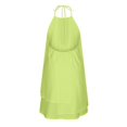 thumbnail image 5 of SMihono Robes Bohémiennes d'Été pour Femmes Grande Taille Mode Aguichant Sans Manches Col Rond Ample Robe Irrégulière, 5 of 5