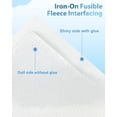 thumbnail image 4 of Interfase de forro polar fusible, planchada, 16.5 x 10 yardas, 4 of 7