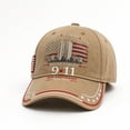 thumbnail image 4 of JULMCOMO 9/11 Memorial Patriotic Baseball Cap 25th Anniversary Never Forget American Flag Adjustable Hat 2001-2026 Baseball Cap for Women Men E, 4 of 6