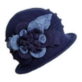 thumbnail image 2 of Womens Vintage Style Winter Beret Soft Warm Knit Hat in Classic Bucket and Cloche Designs, 2 of 5