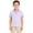 44# Purple, variant on Boys Polo Shirt Striped Collar Breathable Short Sleeve Sport School Top | Moisture Wicking, Quick Dry, Stretch, Golf, Soccer Purple,5-6 Years