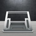 thumbnail image 2 of Metal Folding Laptop Stand Elevated Raised Rack Computer Desktop Base Cooling Rack, 2 of 9