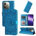 thumbnail image 1 of Funda tipo cartera GANGXUN para OPPO A5 Pro , diseño girasol, cuero PU, soporte, cierre magnético, tarjetero, 1 of 5