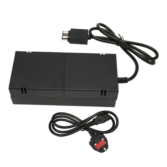 ZOUSSIQI Power Supply Brick for Xbox One Dual LED Indicators AC Cord Replacement Power Brick Adapter 100‑240V UK Plug EL225#40798
