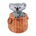 thumbnail image 3 of Escultura de koala,Estatuillas de animales de koala Escultura Animal de vida silvestre,Estatuillas de koala Juguetes para niños Figuras australianas,Figura modelo de koala Juguete realista, 3 of 8