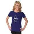 thumbnail image 4 of Paris Eiffel Tower French Parisian Womens Fitted Plus Size Graphic Tee Brisco Brands 2X, 4 of 5