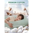 thumbnail image 2 of Pregnancy Pillows, Soft Cotton U Shaped Body Pillow for Sleeping, Maternity Pillow for Pregnant Women, Green, 2 of 6