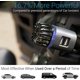 thumbnail image 5 of Ionizador purificador de aire para automóvil - Ambientador antibacteriano iónico enchufable de 12 V con cargador USB dual - Olor a humo, olor a comida, alérgenos, eliminador de virus para automóvil (, 5 of 5