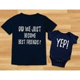 thumbnail image 4 of Big Brother/Sister Little Brother/Sister Set Gift For Siblings Baby & Toddler Child Navy 4T / Baby Navy 18M (12-18M), 4 of 10