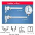 thumbnail image 3 of SENRISE Metric Steel Dial Caliper 4-Way Measurement Universal Measuring Tools 3 Sizes, 3 of 8