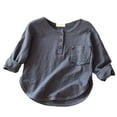 thumbnail image 4 of KVPLBQFD Girls Thermal Top Big Girls Tops Christmas Shirts for Girls 10-12 12-14 Girls Clothes Kids Clothes Girls Size 7-8 Girls Small Clothes Preppy, Navy 9-10 Years, 4 of 9