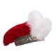 thumbnail image 3 of Sombrero de rey medieval con gorra plana de plumas, sombrero de copa tipo muffin para boda temática Rojo, 3 of 9
