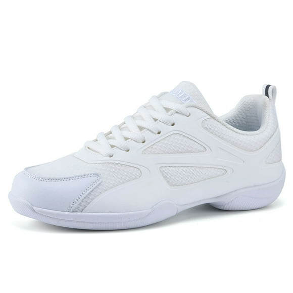 YOURDIARY Women's Cheer Shoes White Girls Cheerleading Shoes Dance Athletic Training Tennis Breathable Youth Dancing