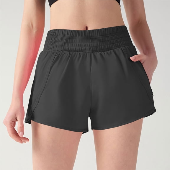 Shapewear Shorts For Women Summer Relaxed Yoga Workout Running Everyday Layering Lounge Smooth Support Wear Clean Casual Finish All Day Ease Easy Pull On Style Black XL