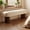 Beige Fabric + Walnut Leg, variant on Christopher Knight Home 60" Upholstered Dining Bench, Fabric Seating with Wood Frame, Beige