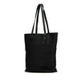 thumbnail image 2 of Pre-Owned Salvatore Ferragamo Gancini Tote Bag AU-21 4909 Black Canvas Leather Women's (Good), 2 of 7