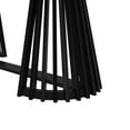 thumbnail image 6 of Plank+Beam 72" Lido Rectangular Dining Table, Solid Wood Minimalist Kitchen Table for 6, Black, 6 of 11
