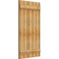 thumbnail image 2 of 26 7/8"W X 49"H Timbercraft Five 5 3/8" Boards Joined Board-N-Batten Shutters, Rough Sawn Western Red Cedar (Per Pair), 2 of 13