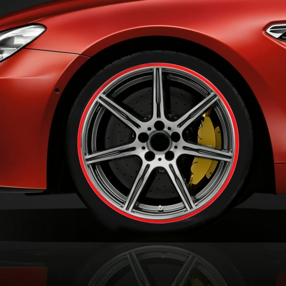 Wheel Rim Protector, 18 Inch Sporty Look Wheel Rim Protector Ring Scratch Resistant for Cars