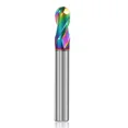 thumbnail image 1 of HRC45 55 65 2 fresa de extremo de bola de flauta cortador de carburo de tungsteno CNC herramienta de fresado R0.5 6mm 8mm 10mm cortador de fresado de METAL, 1 of 5