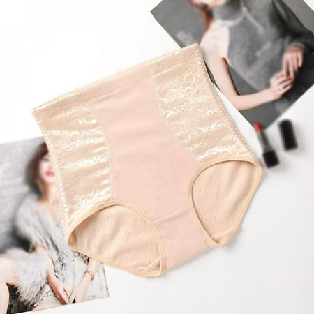 

Promotion Sell!Hip-lifting Plastic Waist Soft Breathable Double-pressurized Curve Beautiful Buttocks Jacquard Mid-waist Panties