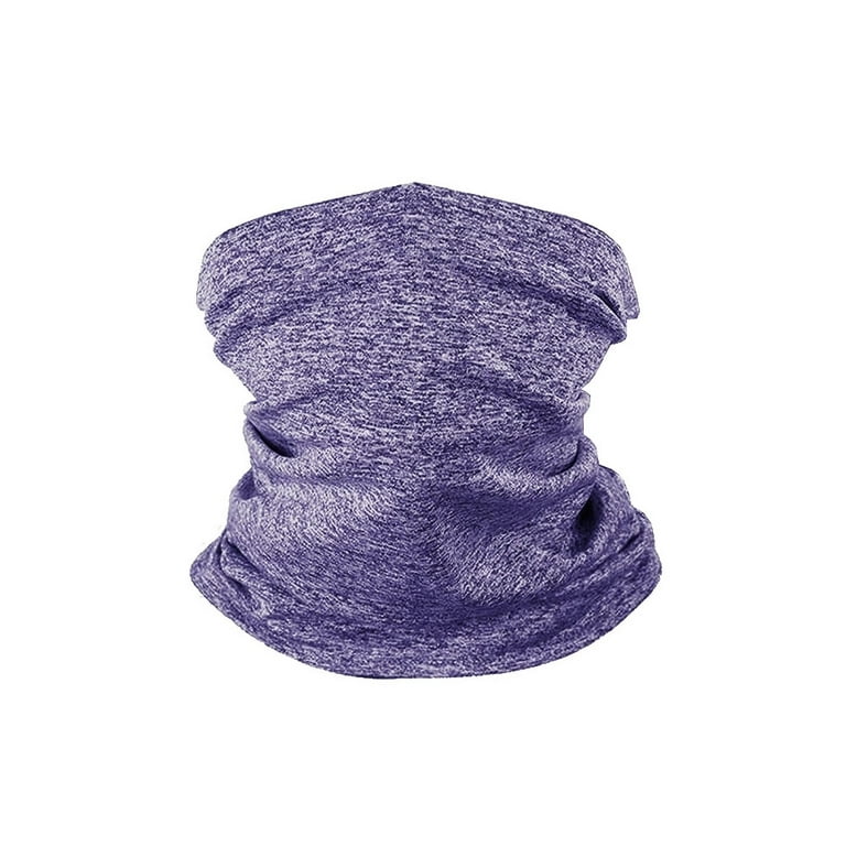 Reusable Neck Gaiter with Pocket, Breathable Cooling Face Mask
